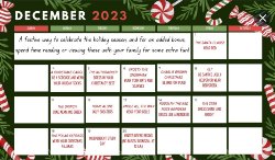 2023 Holiday Dress Up Days Calendar Graphic